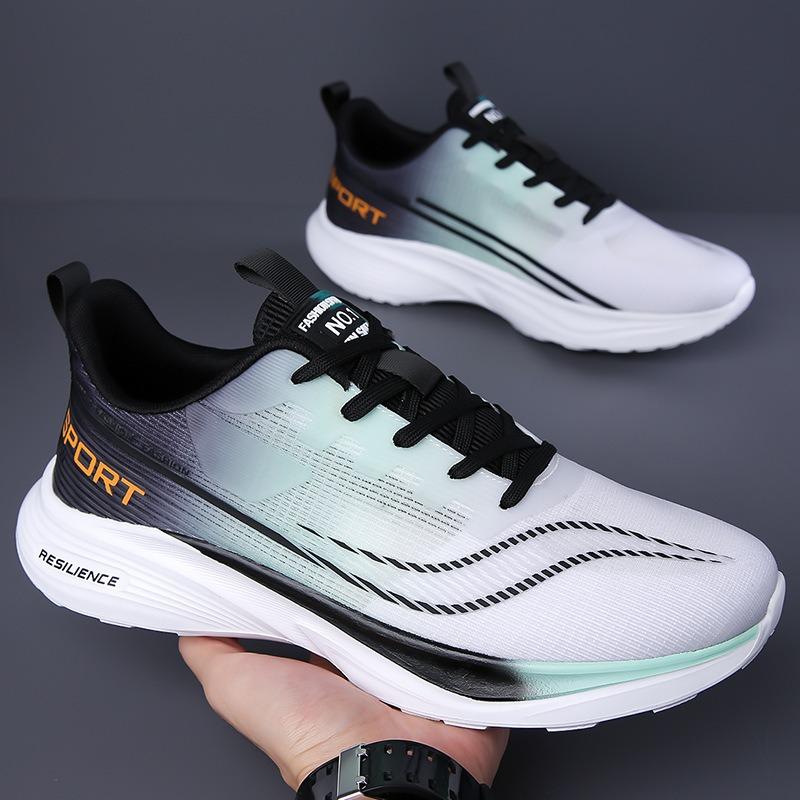 Sneakers Men's New Mesh Running Shoes Breathable and Lightweight Trend Shock-absorbing Casual Sports Shoes