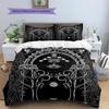 Lord Of The Rings Pattern Bedding,Quilt Set Quilt Cover Pillowcase Home Birthday Gift (1 * Duvet Cover + 2 * Pillowcase, Without Core)