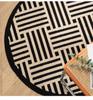 Thickened Non-slip Round Rug for Coffee Table, Bedroom, or Study Chair - Dustproof Floor Mat