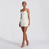 Summer Sexy Round Neck Sleeveless Hip Hugging Tied Dress