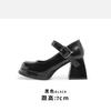 Spot~~ Black Mary Jane shoes women's 2025 spring new retro high heels Japanese jk shoes French single shoes