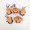 Car Key Holder Backpack Pendant Stuffed Animal Doll Keyring Key Chain  Fun Gift Accessories