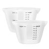 500ml and 250ml Silicone Measuring Cups Resin Mixing Cups for Acrylic Paint Pouring Reusable Craft Measuring Cups