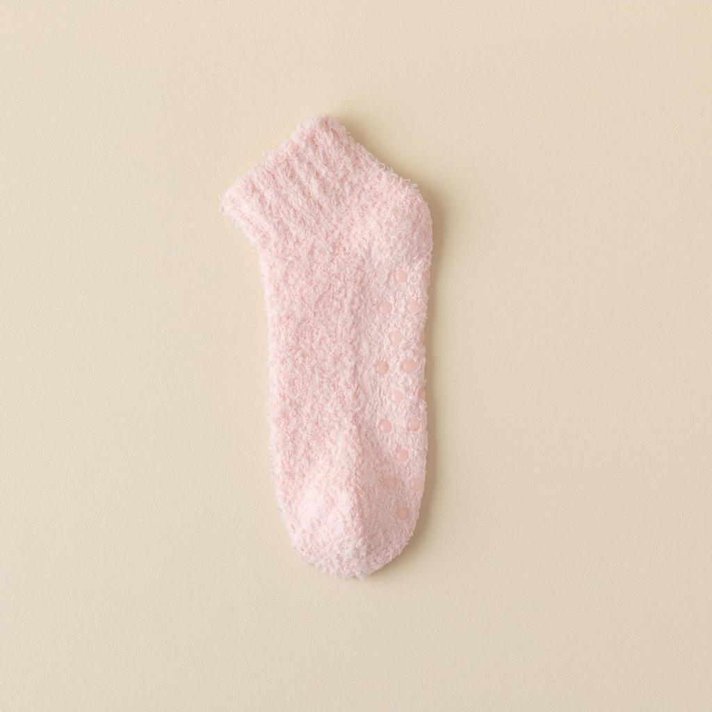 Damen Winter Dick Warm Rutschfest Korallenfleece Mittelhohe Socken