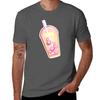 Bubble Tea Pink Tshirt Fashion Casual Short Sleeve Tshirt