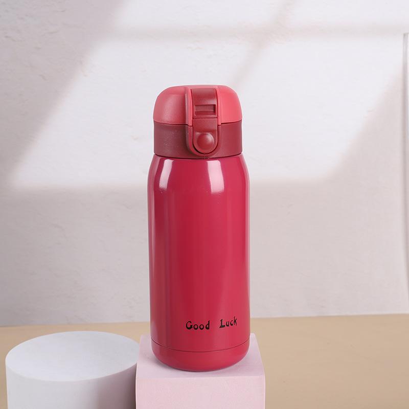200ML/350ML Mini Thermos Cup Small Capacity Vacuum Flask Stainless Steel Pocket Cup Coffee Mug Kids Insulated Hot Water Bottle