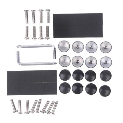 Parafusos anti-roubo para placa de licença Kit de parafusos de segurança para placa de licença para fixação de estrutura Parafusos de segurança para tampa de placa de licença