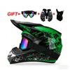 Full Face Mountain Bike Helmet Downhill Cycling ATV Dirt Youth Adult ABS Safety Gear