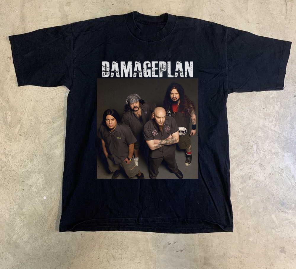

Damageplan Band Member Black All Size S-5XL T Shirt Unisex T-Shirt S