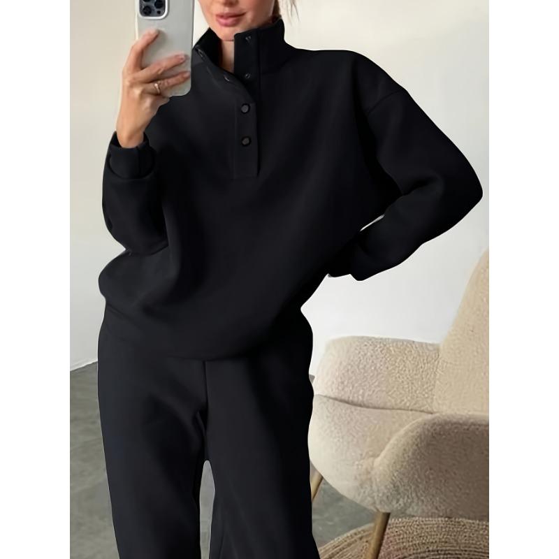 European and American Fashion Hoodie Sets - Autumn and Winter Women's Clothing