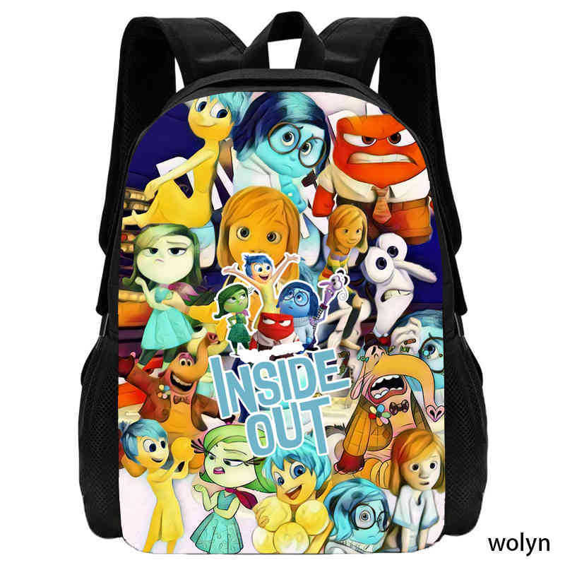 Inside Out 2 Anime Backpack For School And Travel With Storage Compartments
