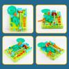 Jungle Dinosaur Adventure Marble Run Table Game for Kids - Ideal Birthday Toy