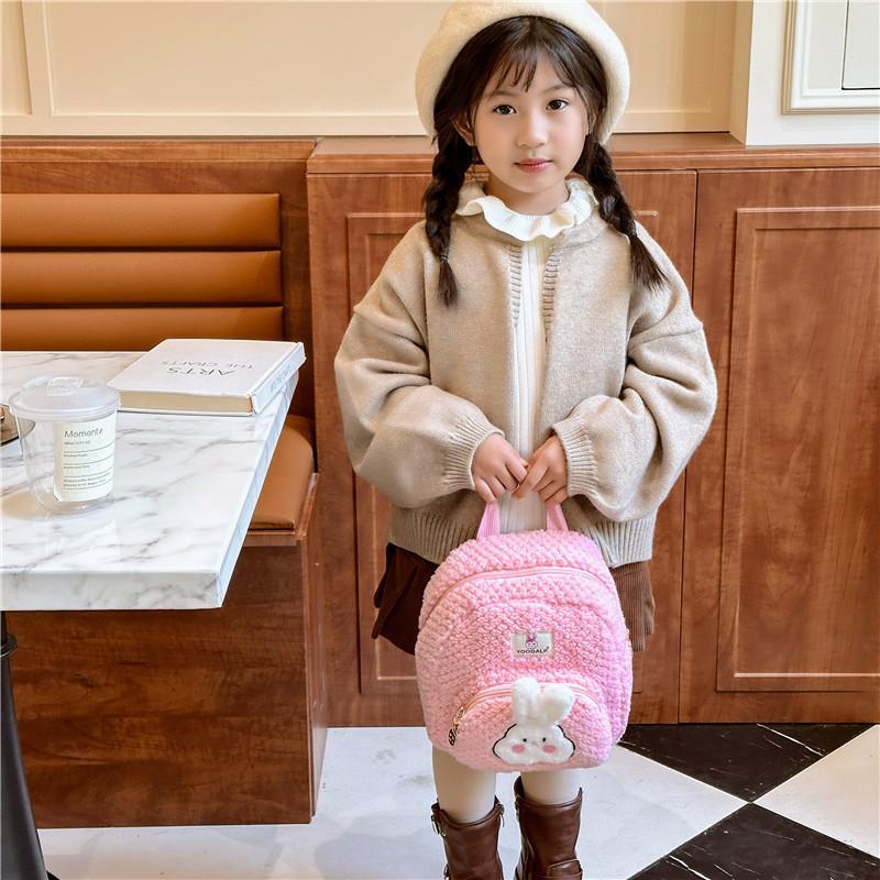 Adorable Plush Rabbit Backpack For Kids With Soft Comfort And Fun Design For Ages One To Three