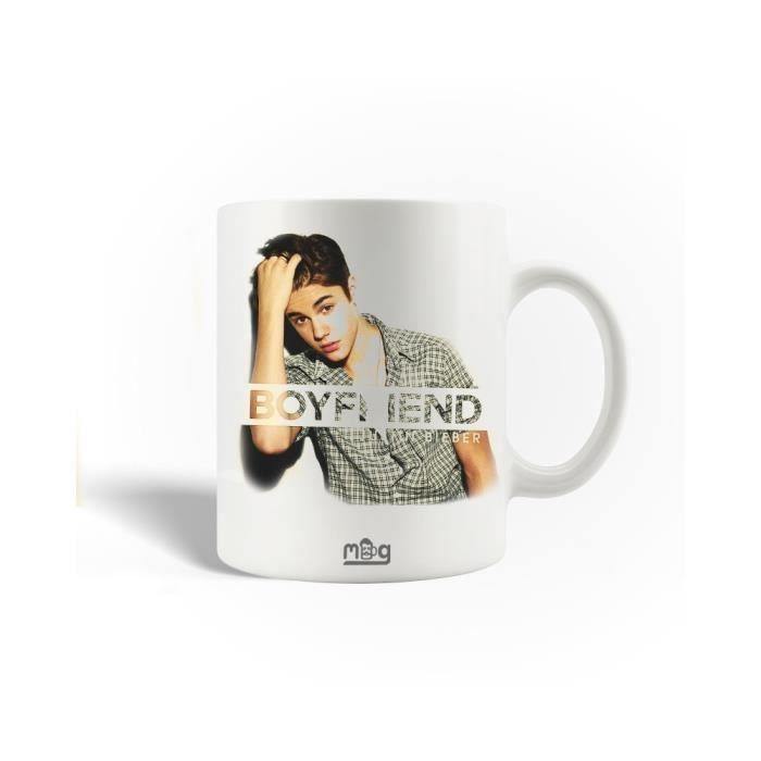 Keramiktasse - Justin Bieber - Boyfriend - 30cl - Spülmaschinenfest - Weiß