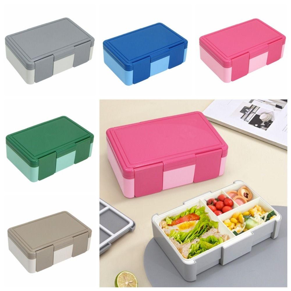 

Изолированные студенческие пищевые контейнеры, двухстенные коробки для пикника на открытом воздухе, детские ланч-боксы для офиса синий