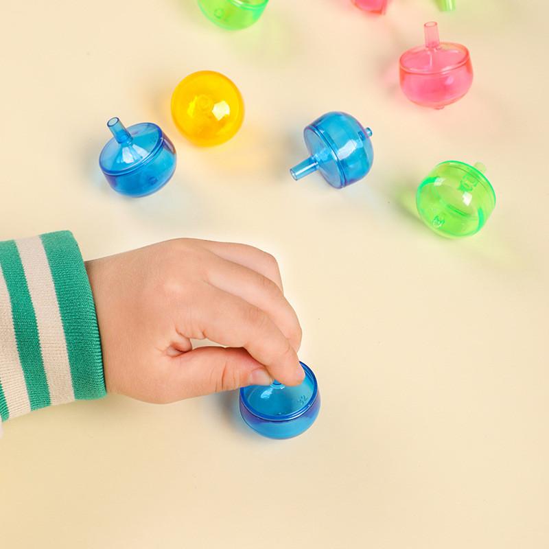 Gyroscope Transparent Toy Plastic Handheld Creative Gift Children Educational