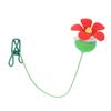 Hut Kolibri Feeder süße Blume flexiblen Stiel Nahaufnahme Hut Clip Vogel Feeder für Kinder Adu