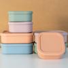 Baby Silicone Feeding Bwol Dishes Plate Children's Tableware Microwave Heating Fresh-Keeping Leakproof Lunch Box Baby Stuff