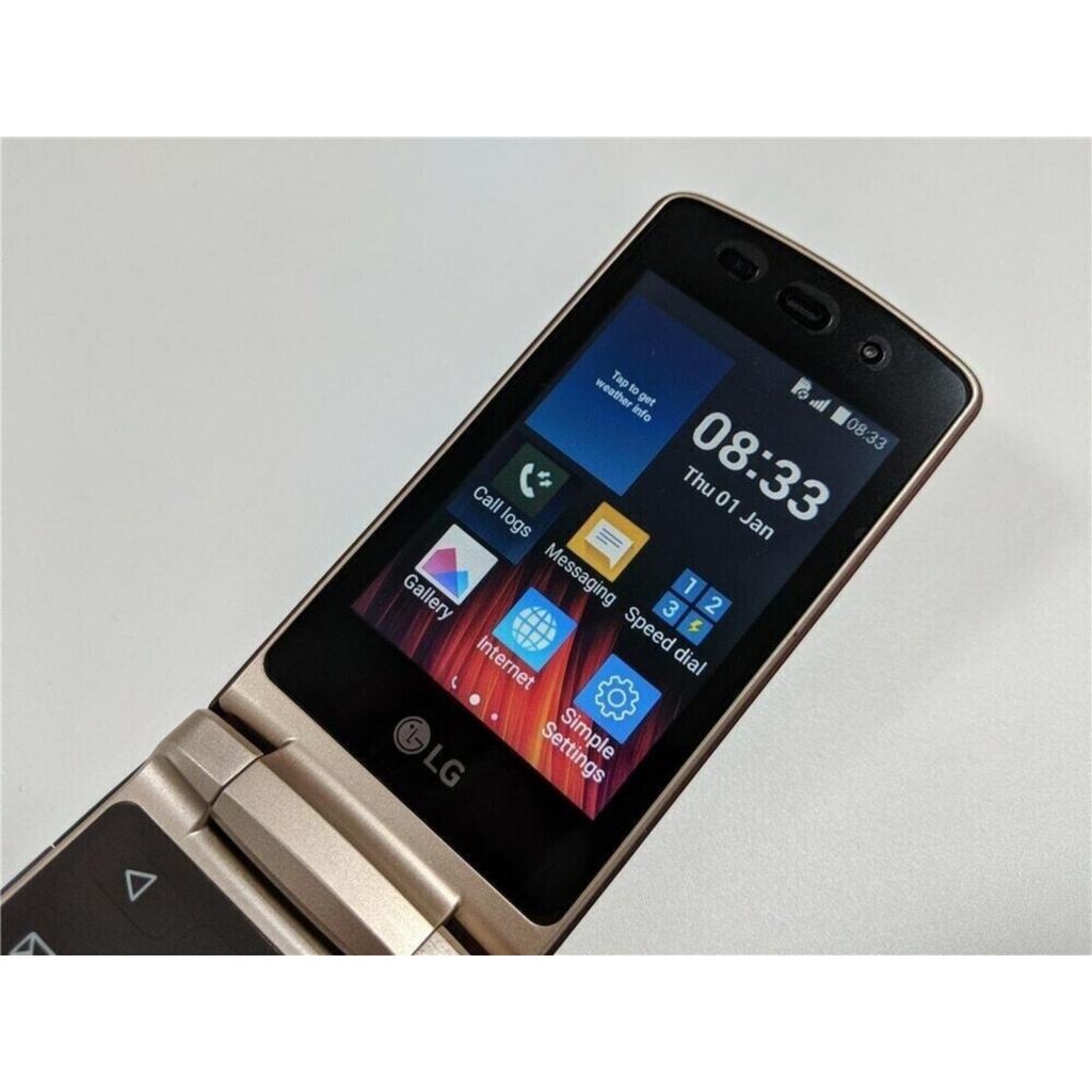 Refurbished LG Wine Smart H410 Original Big Keyboad 4G Flip TouchScreen Unlocked Android Smartphone