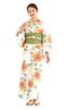 NISHIORI Yukata Set 9 One Size Fits Perfect for Summer Festivals and Fireworks Displays Free Women's 2-Piece (Yukata + Obi), Patterns, 100% Cotton,