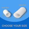 10 Pieces Toe Protector, Gel Toe Protectors To Provide Relief From Missing Or Ingrown Toenails, Corns, Blisters, Hammer Toes (6l/4s,white)