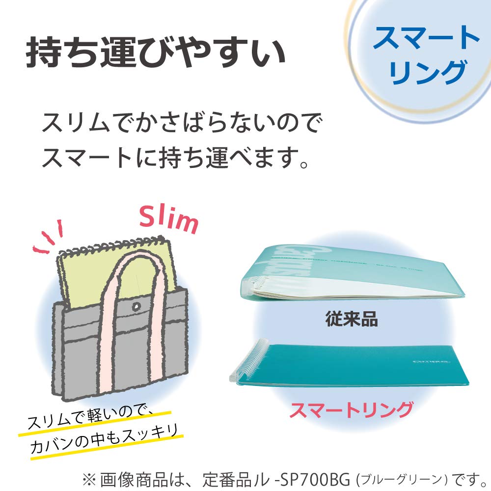 KOKUYO Binder Note Campus Smart Ring B5 Limited Drawing Taste Pink Le-SP700-L5P