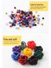 Colorful Handmade Pineapple Knot Bracelet Kit: Red String & Braided Rope Materials