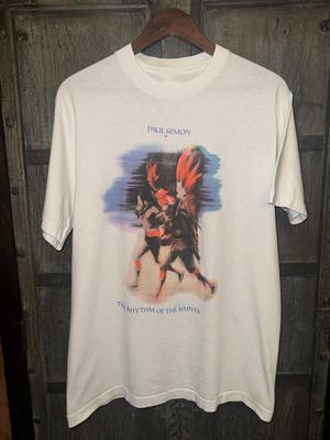 Paul Simon Rhythm of the Saints Tour Short Sleeve Tee Shirt All Size UB014