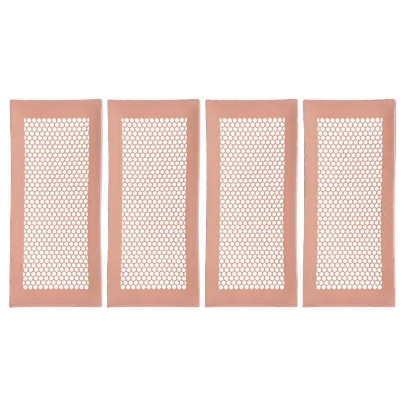 4 Stück Babysicherheit Silikon Lüftungsabdeckungen Einfache Installationen Kindersichere Lüftungsgitter Silikonabdeckungen Verbessert Luftströme für Haus