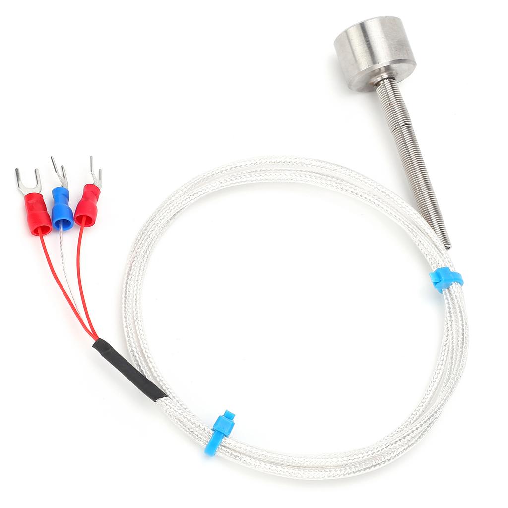 PT100 Magnetic Temperature Sensor Waterproof Adsorption Thermistor 60 to +150 celsius (3meters )