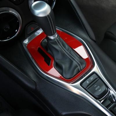 Inner Gear Shift Panel Trim Decor Cover for Chevrolet Camaro 17+ Accessories Red