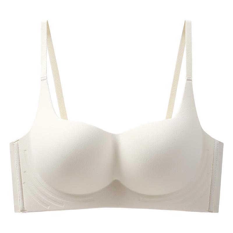 Seamless Wireless Push-Up Bra with Thin, Breathable 3D Cups