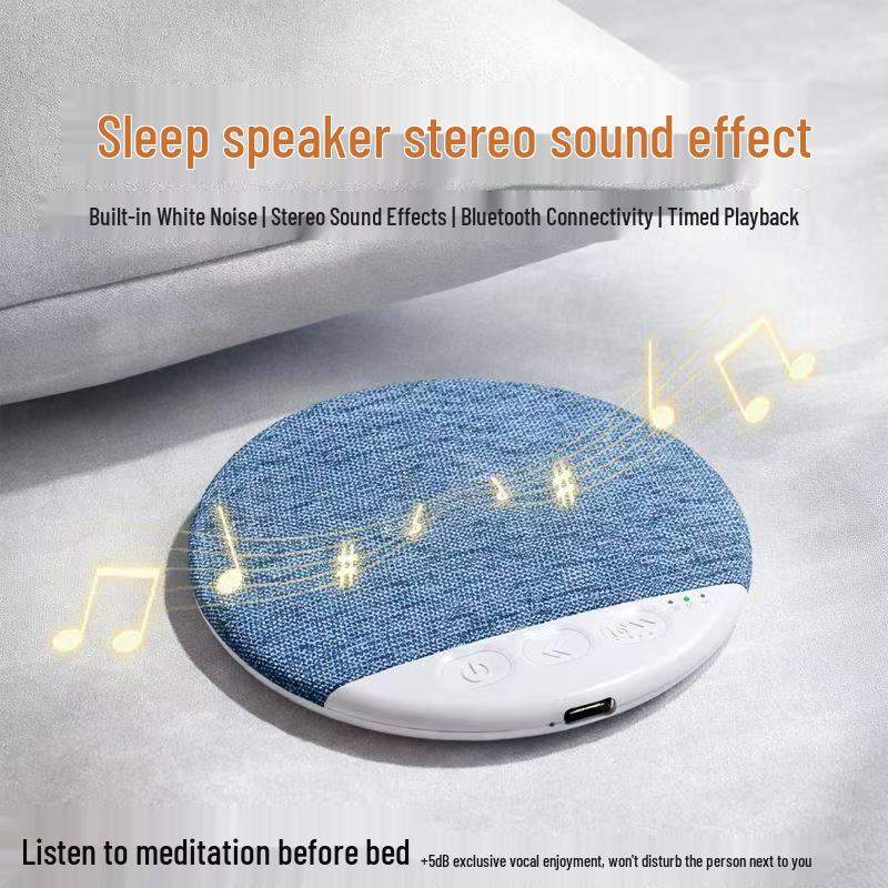 Ultra-Thin Bluetooth Sleep Speaker with Pillow Timer and Long Battery Life for Home Use