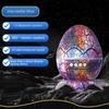 Cracked Dinosaur Egg Table Lamp Atmosphere Projection Lamp Nebula Starry Sky Water Ripple Lamp Remote Control Audio Decorative