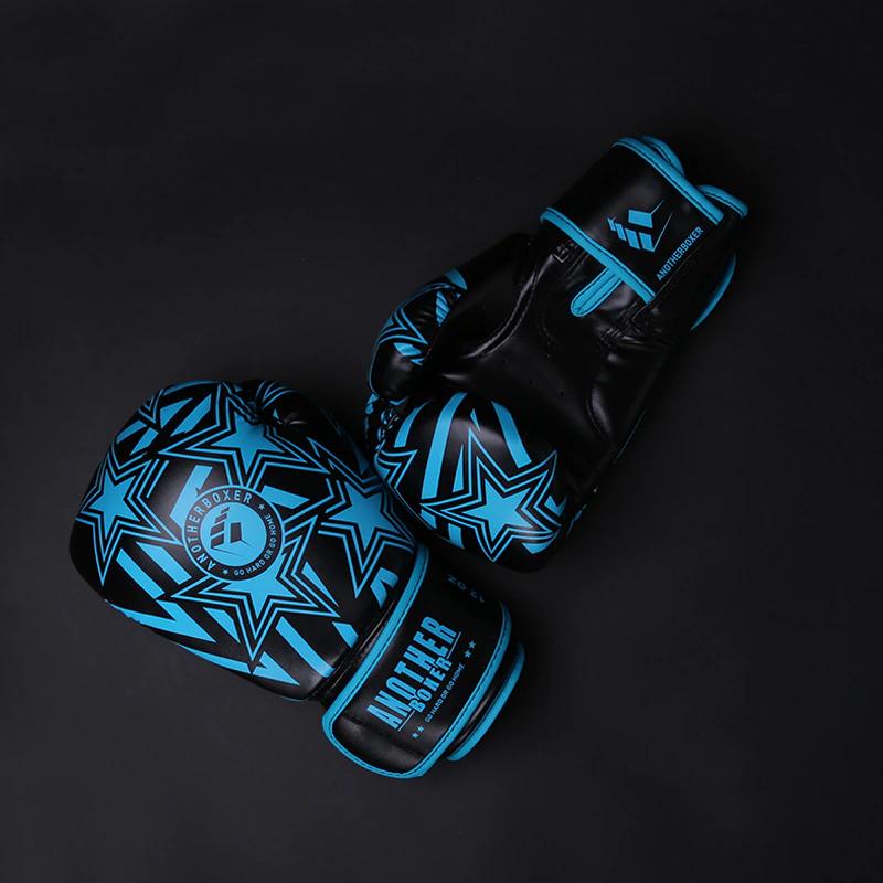 Boxing Gloves 6 12 14oz PU Leather Muay Thai Free Fight MMA Kick Boxing Training Glove For Men Women Kids