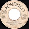 7inch Record KING SPORTY  Thinking Of You K111 Konduko 1973 Jamaica Reggae Ska  Dub Used