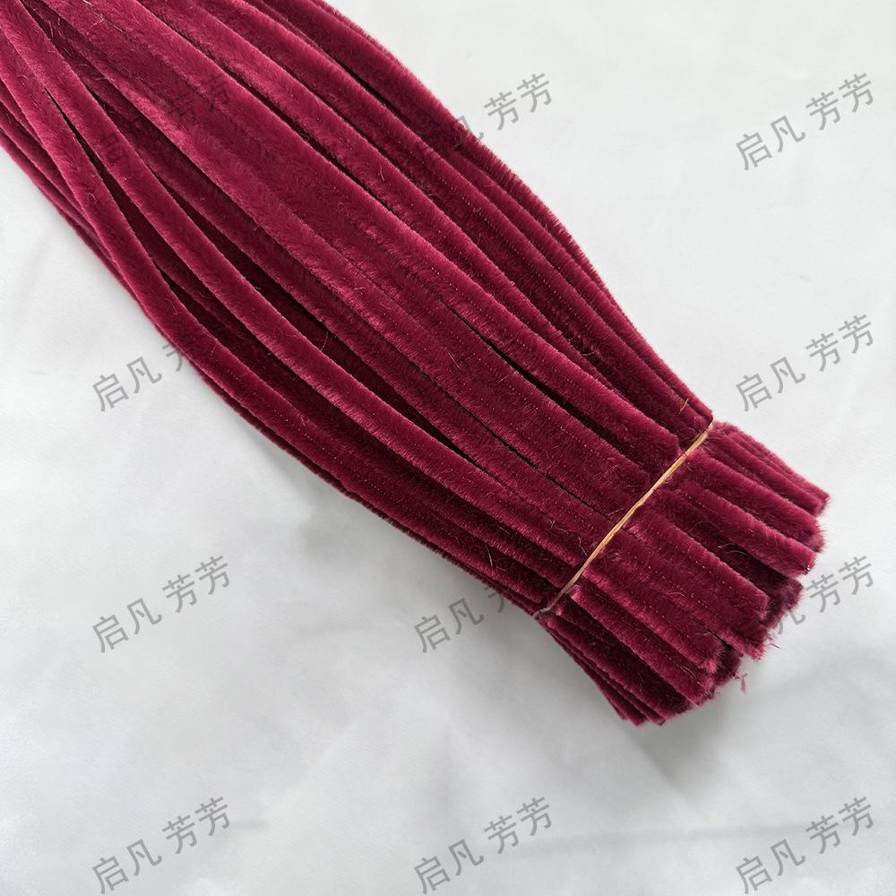 8mm Macaron Color Encrypted Twist Ties Chenille Stems for DIY Toys