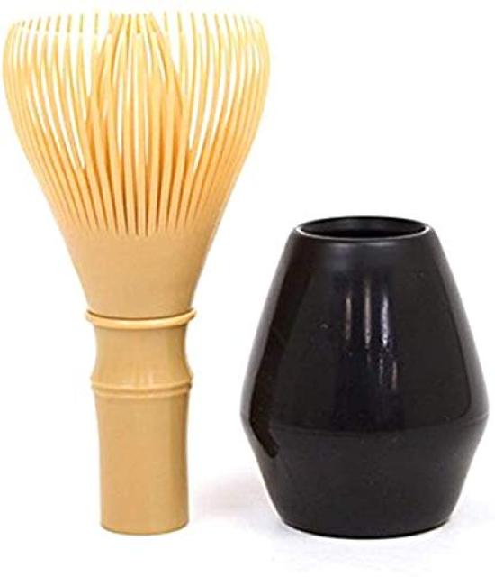 Reusable Resin Chasen (Chasen) - Made in Japan for Reliable Tea Ceremony Utensils (White Bamboo Green)