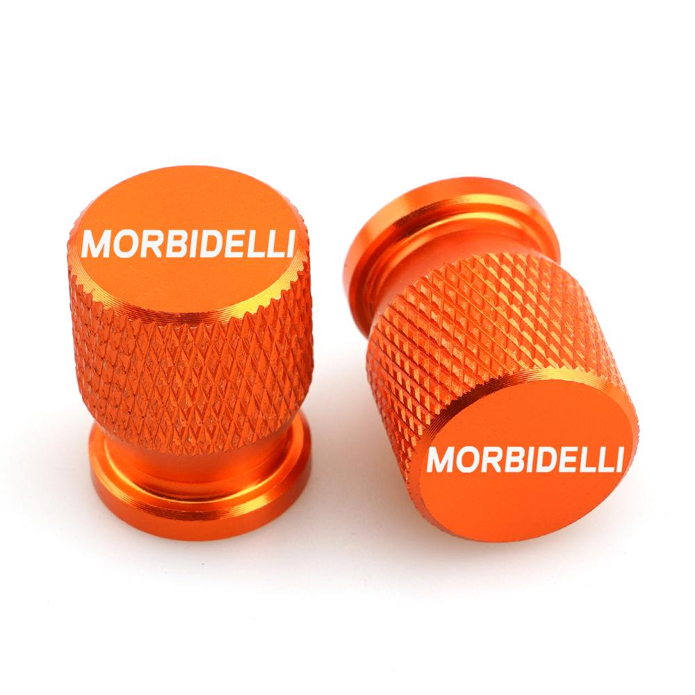 

new high quality For Morbidelli T1002VX 2025 Motorcycle Accessories Tire Valve Air Port Stem Cover Cap Plug Orange Morbidelli
