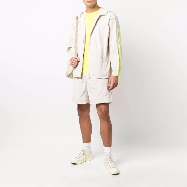 Y-3 FW21 Detail Elastic Waist Casual Shorts Men shorts Beige HF7065