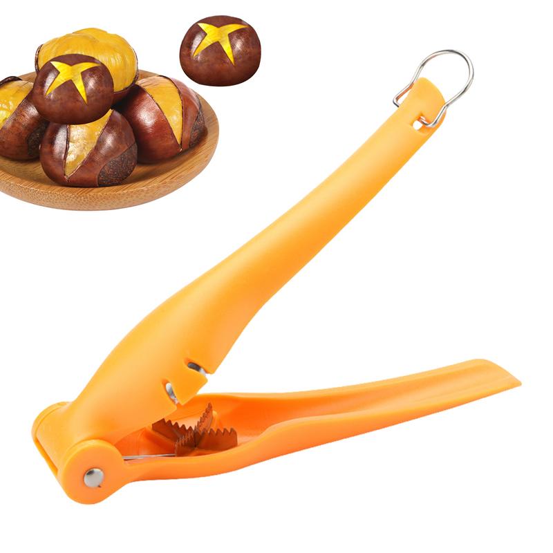 Kastanienöffner-Maschine, Kastanienclip, Walnusszange, Kastanienscheidenschneider, Nussknacker, Schäler, Küchenwerkzeug, Walnussclip-Schäler