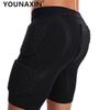 Unisex Svarta Basketshorts Fotboll Cykling Sportunderdel Anti-kollision Andningsbara Elastiska Shorts M L XL 2XL 3XL
