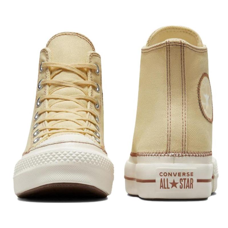 Converse Chuck Taylor All Star Comfortable & Stylish High Top Espadrilles Women's Beige