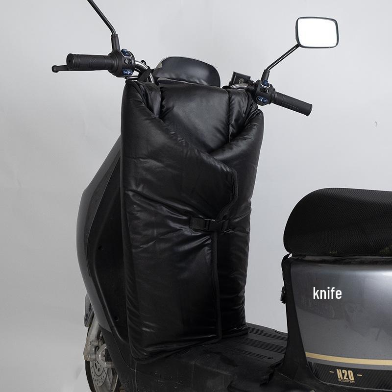 

Электрический транспорт Двусторонний водонепроницаемый ПУ кожа Зимний ветрозащитный экран для скутеров и мотоциклов