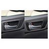 Carbon Fiber Car Inner Door Handle Bowl Frame Cover For Toyota Highlander 15-18