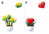 Mattoncini Sluban Fiori Colorati Fiori in Vaso - B1073