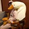 50cm-130cm Kawaii Big White Goose Plush Toys Soft Big Goose Throw Pillows Fluffy Sleep Pillow Cute Animal Dolls Gifts For Girls