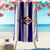 Large Beach Towel with Fiorentina Viola Badge, Quick Dry Microfiber, Soft Absorbent, for Beach Pool Soccer Fan Gift