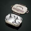 Leak-Proof Insulated Lunch Box Stainless Steel Partition Lunch Box Food Container  Office Worker