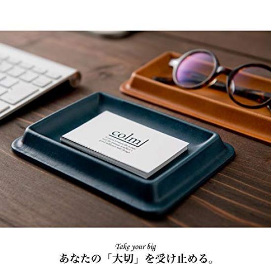 Corum Leather Cash Watch Made in Genuine Leather Tray, Tray, Holder, Small, Camel, Japan,